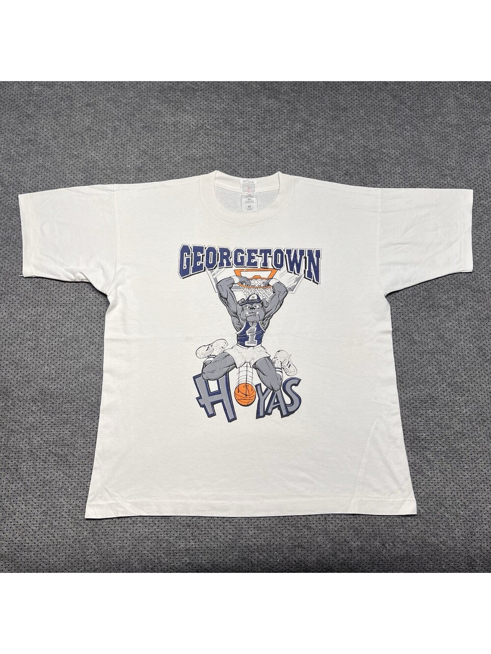 Vintage 1990S University Of Georgetown Hoyas Basketball T-Shirt XL Rare Men’s